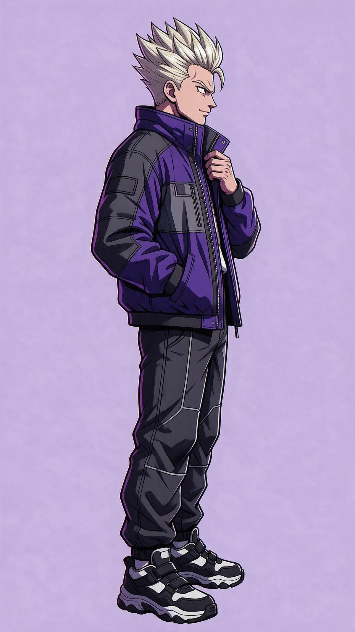 Left profile — After