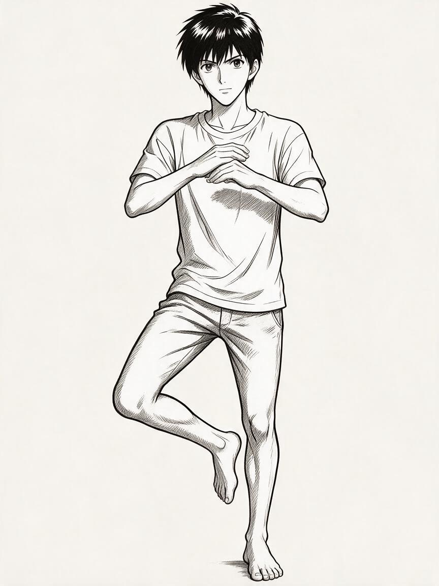Character pose — After