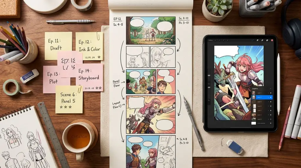 How to Publish a Webtoon: Platforms, Requirements, and First-Episode Tips — cover illustration