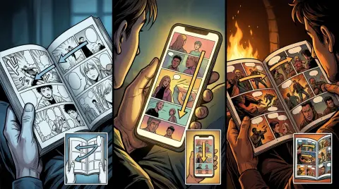 Manga vs Webtoon vs Comic: Formats, Reading Flow, and Which to Choose