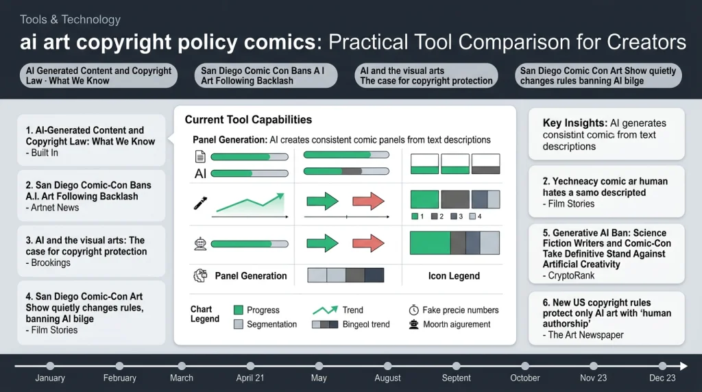 ai art copyright policy comics: Practical Tool Comparison for Creators
