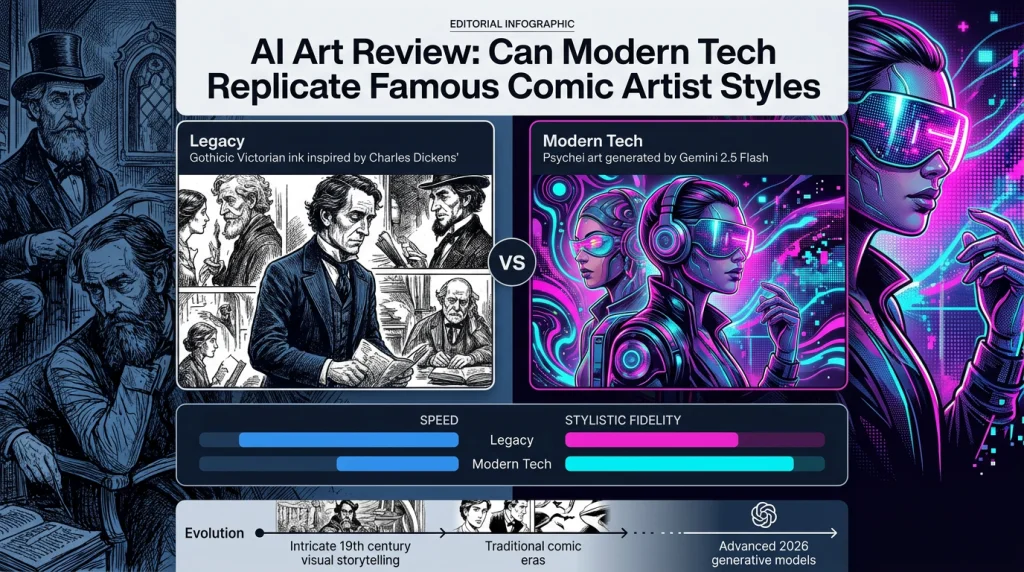 AI Art Review: Can Modern Tech Replicate Famous Comic Artist Styles?