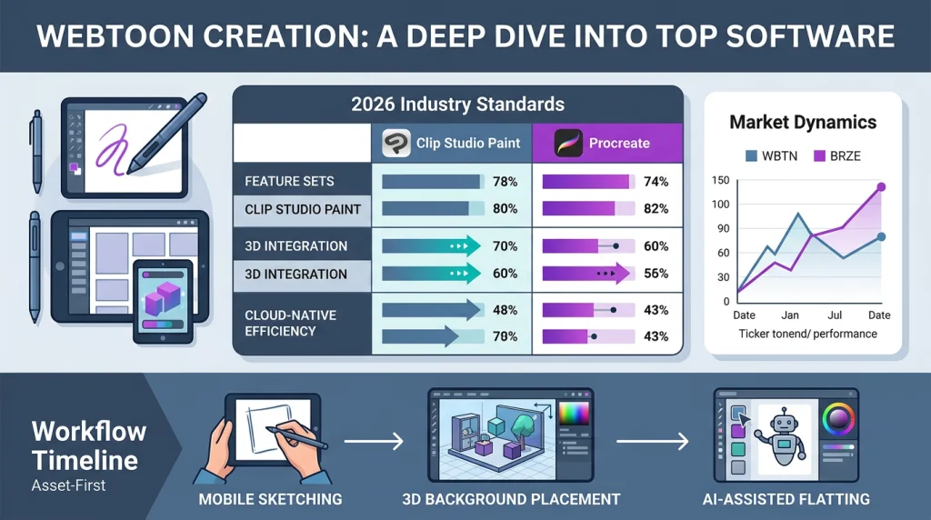 Webtoon Creation Software Comparison: An Exclusive Comic Artist Interview