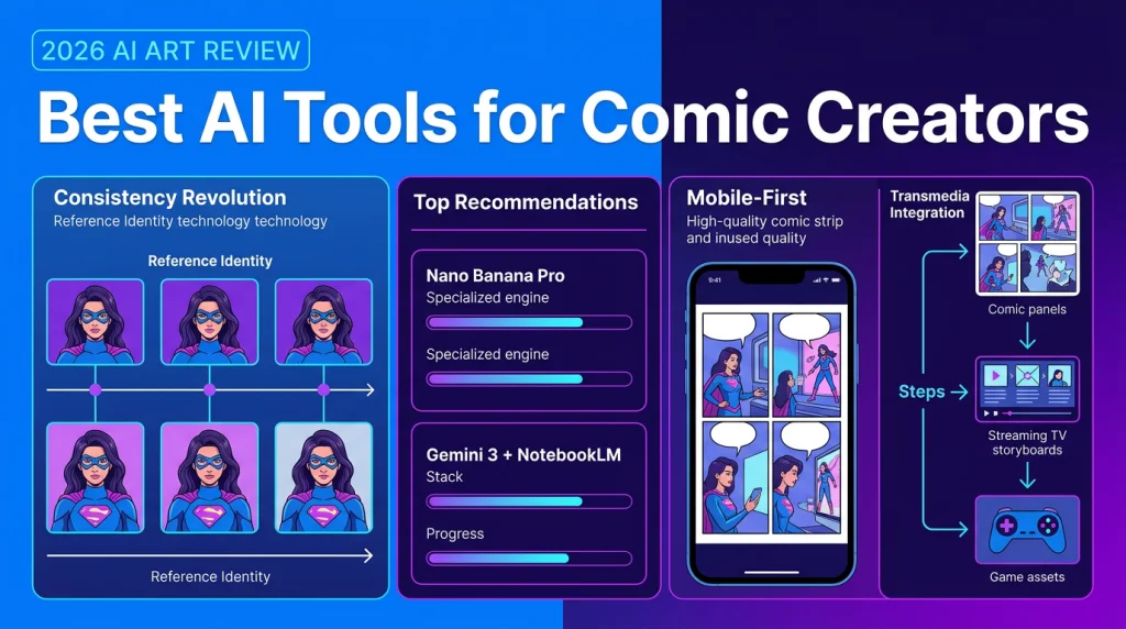 Best AI Tools for Comic Creators: The 2026 AI Art Review
