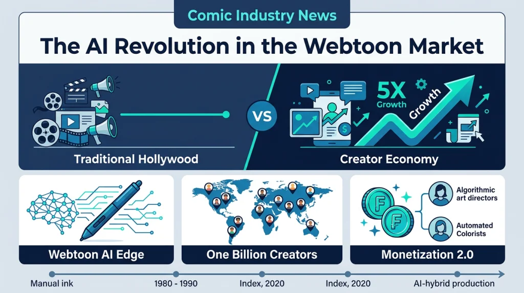 Comic Industry News: The AI Revolution in the Webtoon Market