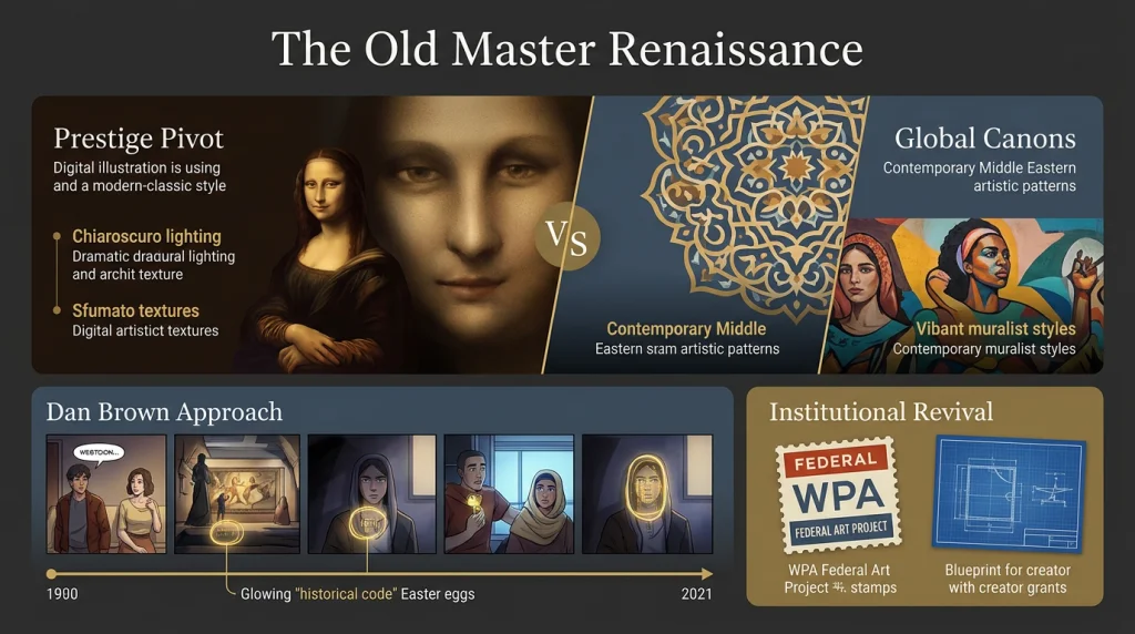 The Old Master Renaissance: Why 2026 Illustrators are Newsjacking Art History