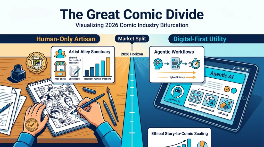 The Great Comic Divide: Navigating AI Bans and the 2026 Market Shift