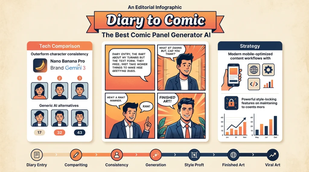 The Best Comic Panel Generator AI: How Nano Banana Pro is Turning Diaries Into Viral Art
