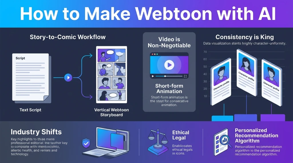 How to Make Webtoon with AI: From Static Panels to Short-Form Animation