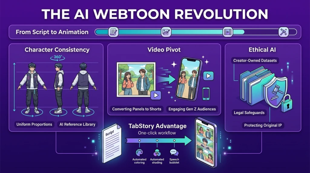 How to Make Webtoon with AI: From Static Panels to Viral Animation