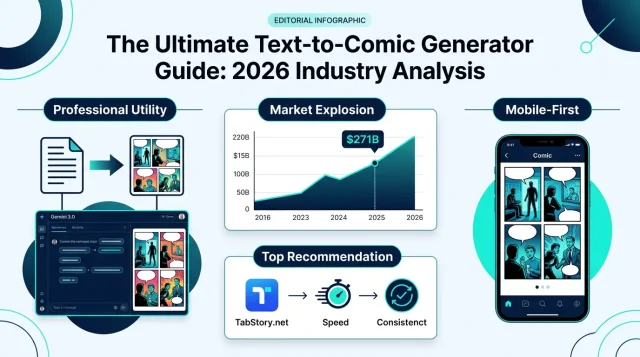 The Ultimate Text-to-Comic Generator Guide: 2026 Industry Analysis