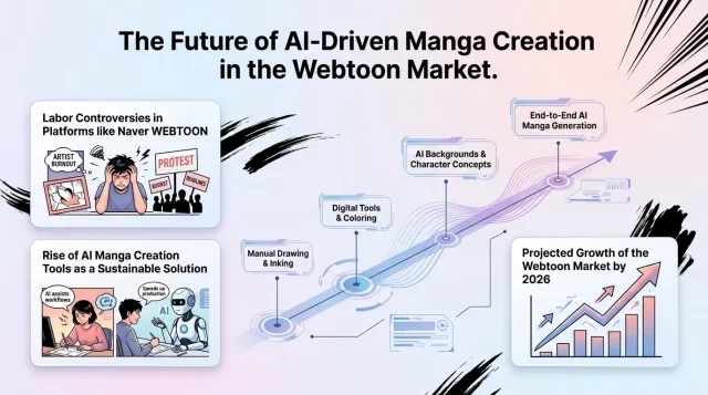 The Future of AI-Driven Manga Creation in the Webtoon Market