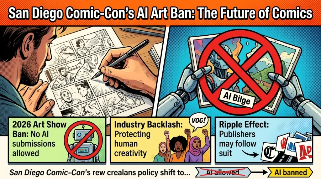 San Diego Comic-Con's AI Art Ban: What It Means for the Future of Comics