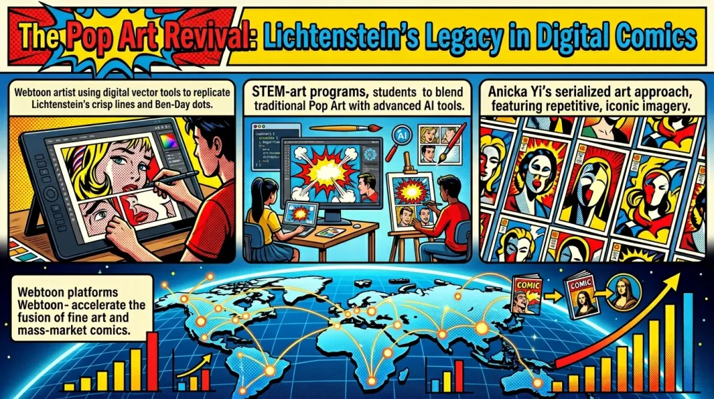 The Pop Art Revival: How Lichtenstein’s Legacy is Shaping Modern Digital Comics