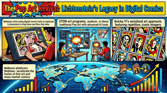 The Pop Art Revival: How Lichtenstein’s Legacy is Shaping Modern Digital Comics