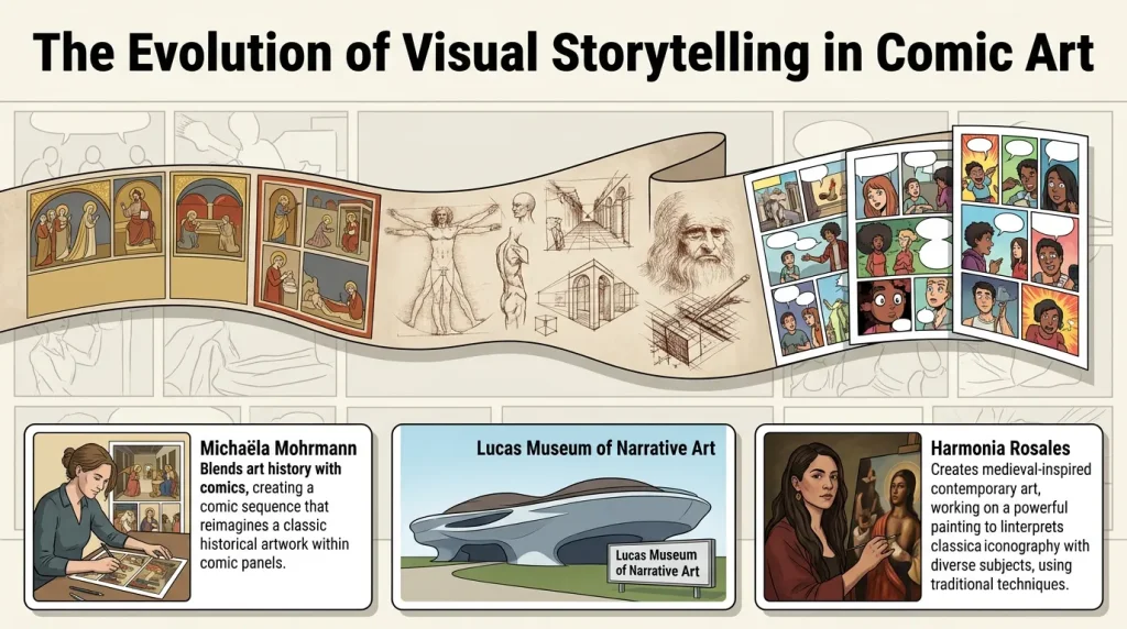 The Evolution of Visual Storytelling in Comic Art: Insights from Leading Creators