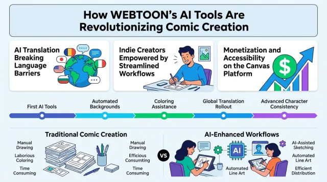 How WEBTOON's AI Tools Are Revolutionizing Comic Creation