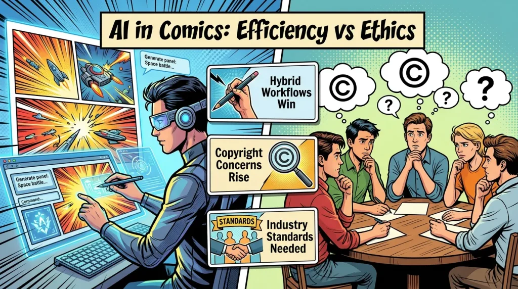 How AI is Reshaping Comic Book Creation and Industry Ethics