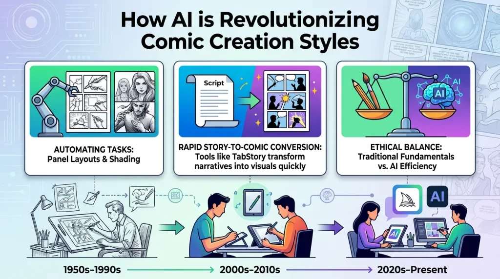 How AI is Revolutionizing Comic Creation Styles: A Historical Perspective