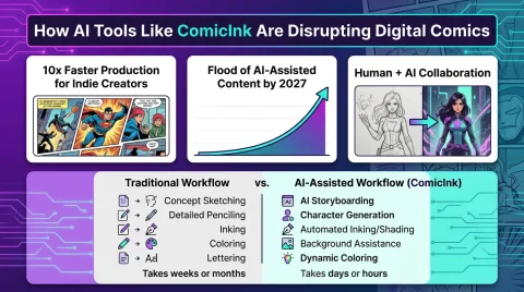 How AI Tools Like ComicInk Are Disrupting the Digital Comics Market