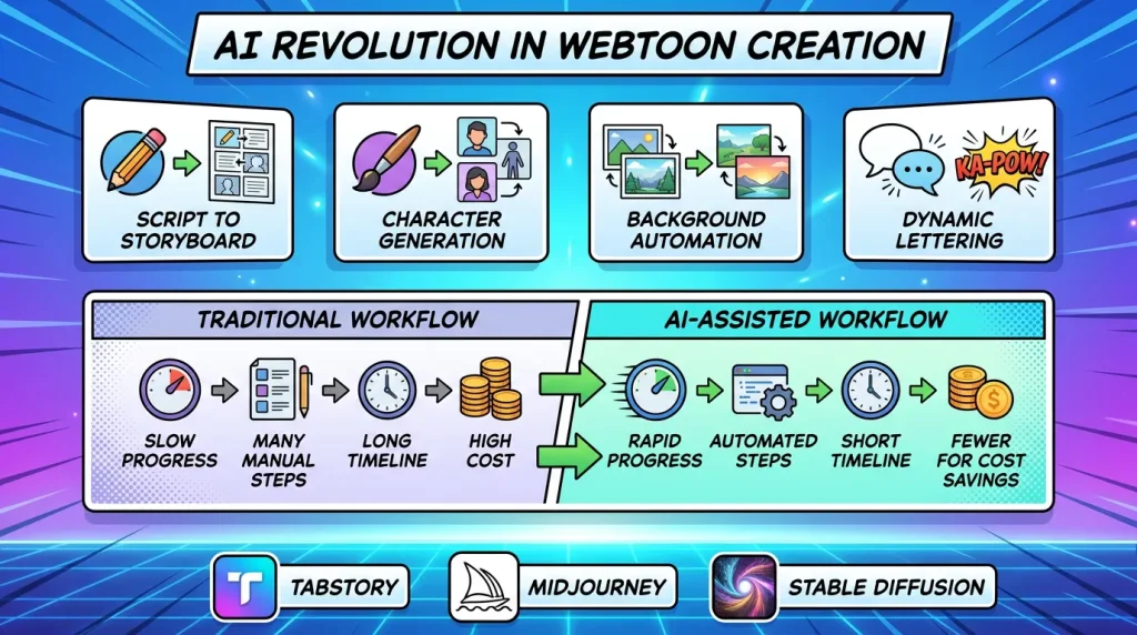How AI is Revolutionizing Webtoon Creation for Indie Artists