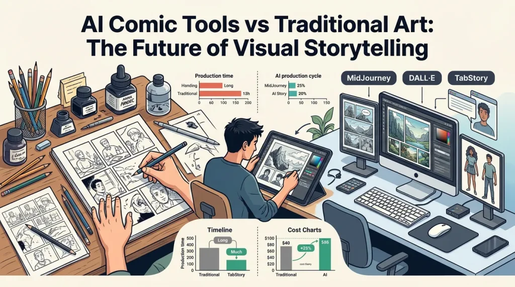 AI Comic Tools vs Traditional Art: The Future of Visual Storytelling