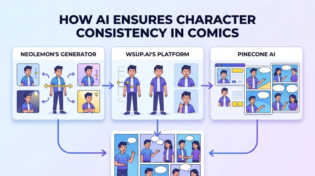 How AI Tools Ensure Character Consistency in Comic Creation