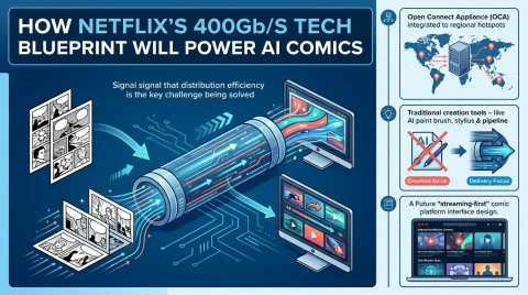 How Netflix's 400Gb/s Tech Blueprint Will Power the Next Generation of AI Comics