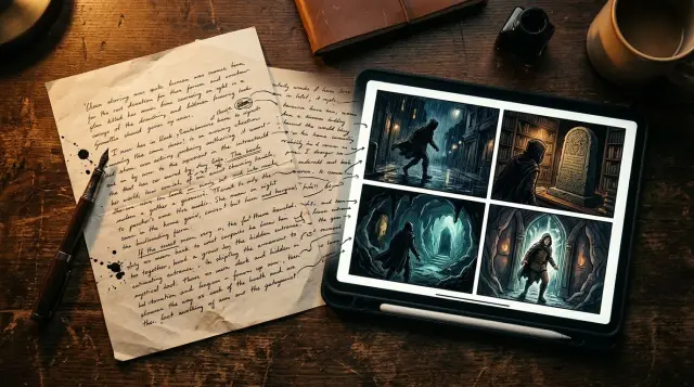 Text-to-Comic AI: How One Paragraph Becomes a Full Comic Page
