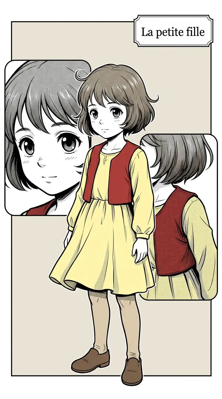La petite fille portrait