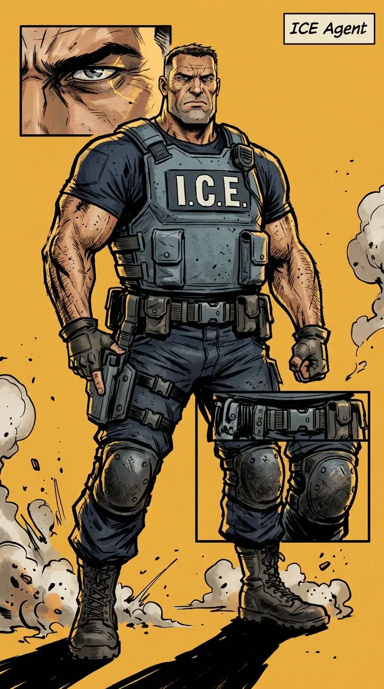 ICE Agent portrait