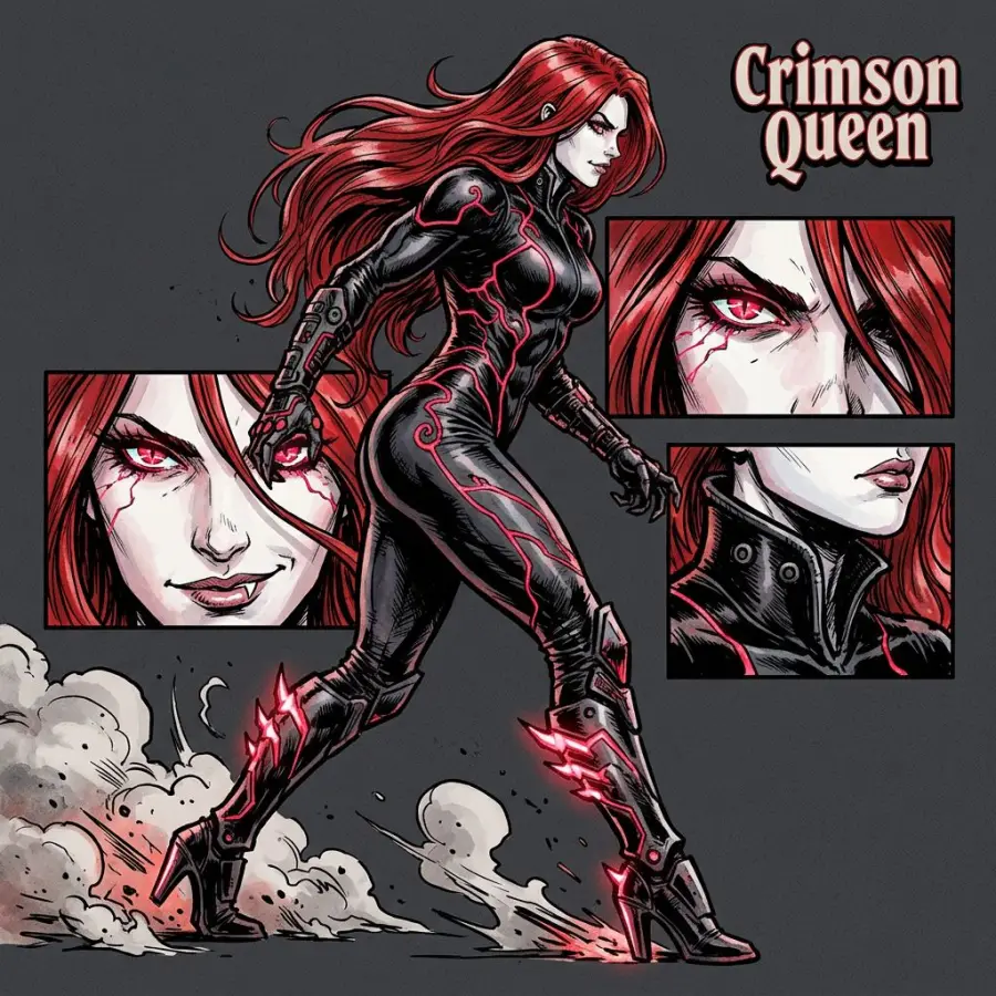 Crimson Queen portrait