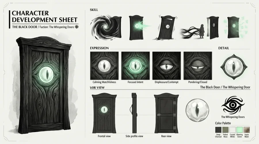 The Black Door portrait