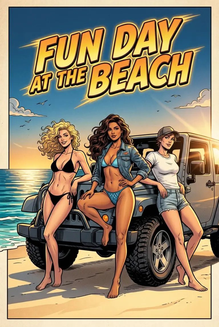 fun day at the beach