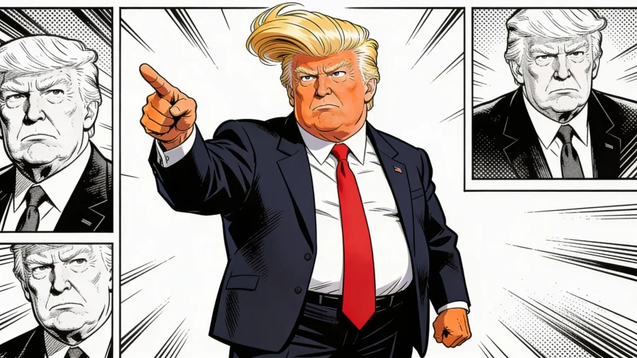 Donald Trump portrait