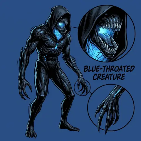 Blue-Throated Creature