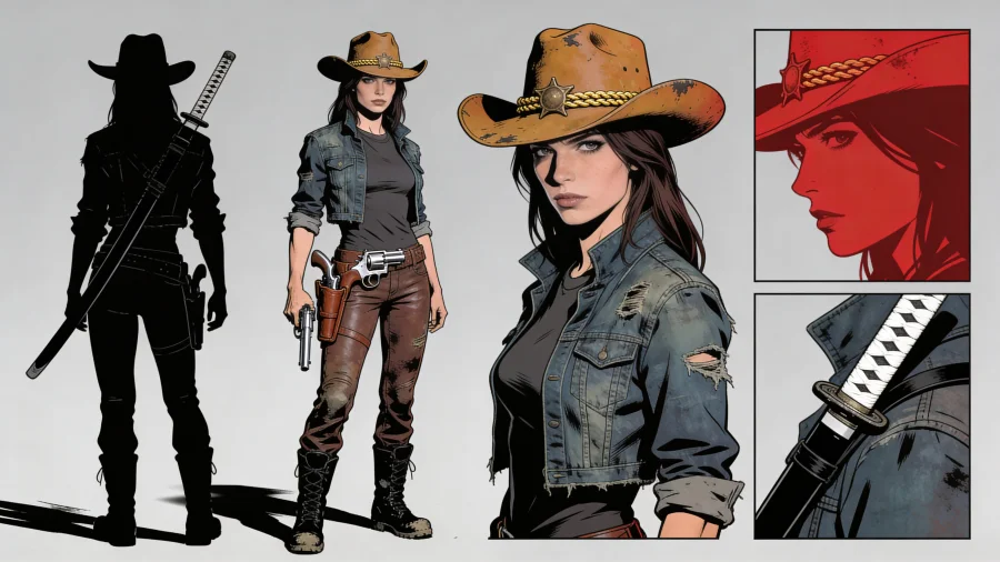 Judith Grimes portrait