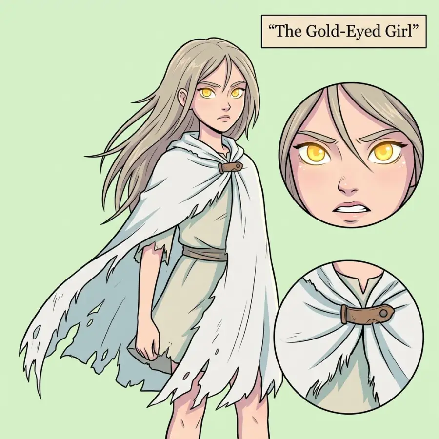 The Gold-Eyed Girl portrait