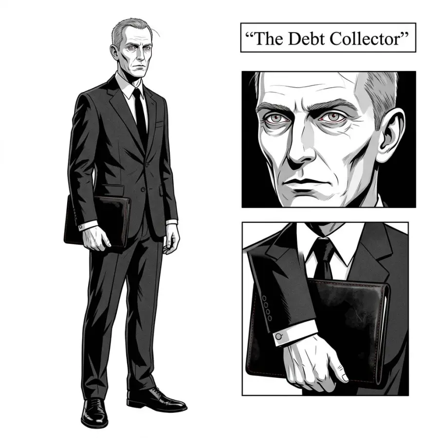 The Debt Collector portrait