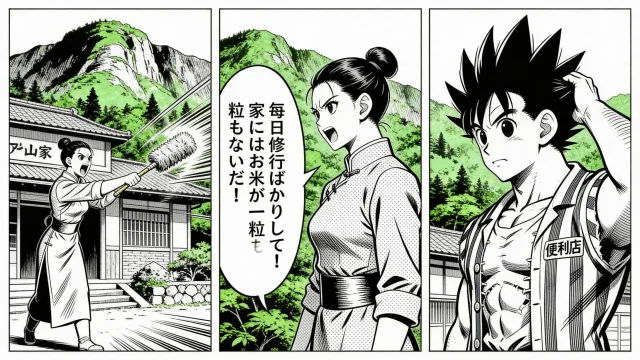 悟空（ごくう）のアルバイト大作戦（だいさくせん）