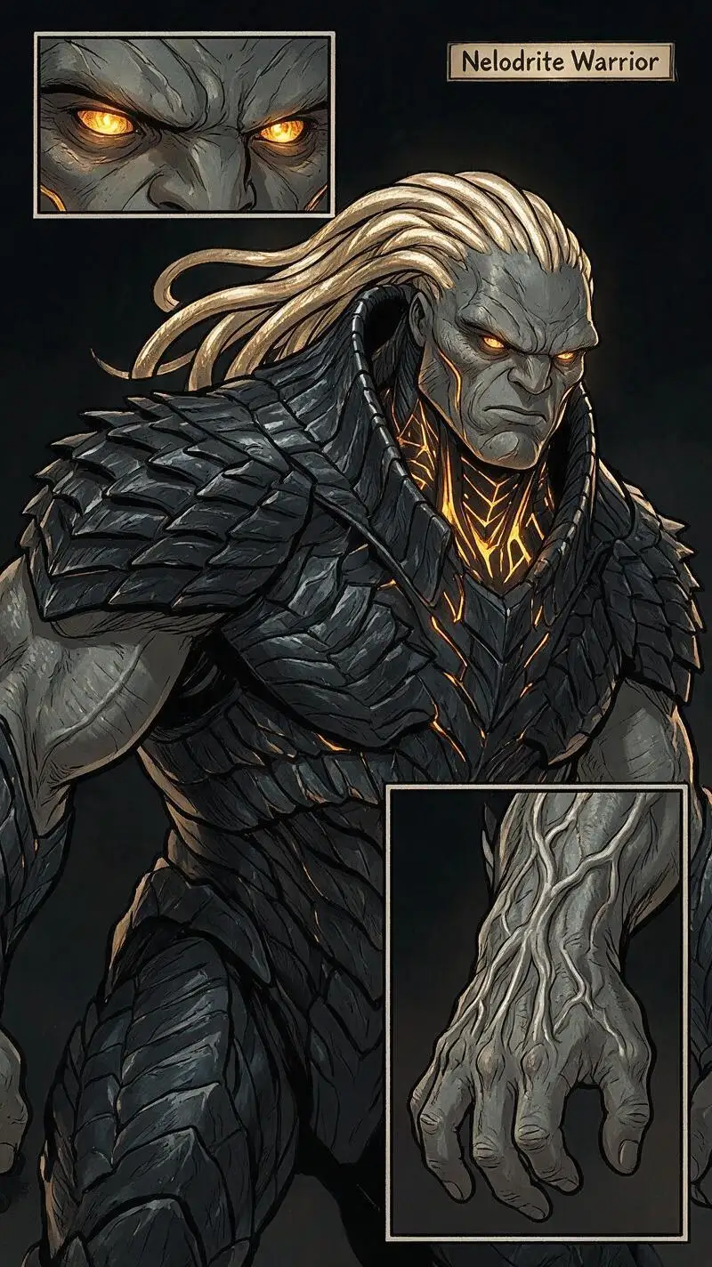 Nelodrite Warrior portrait
