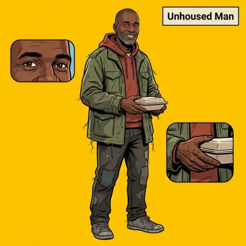 Unhoused Man