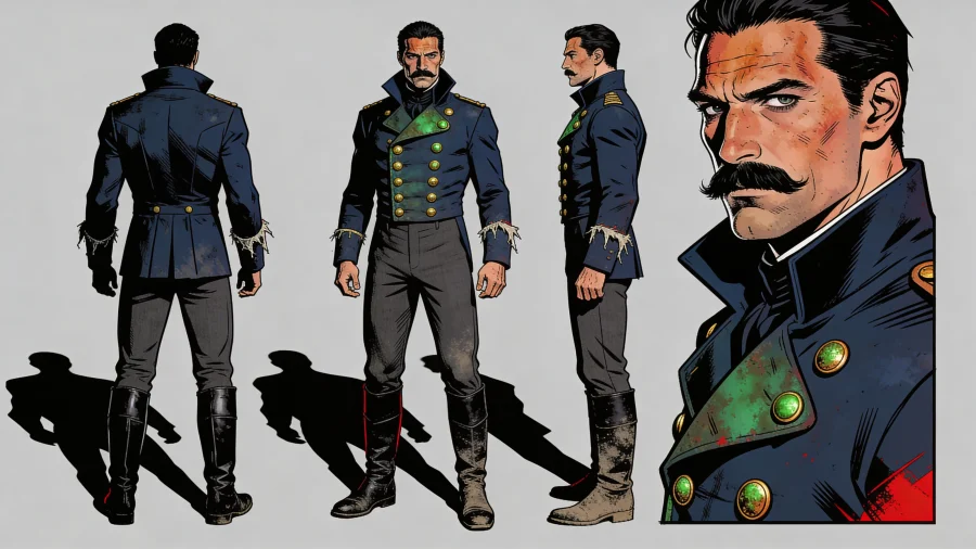 Colonel Aureliano Buendía portrait