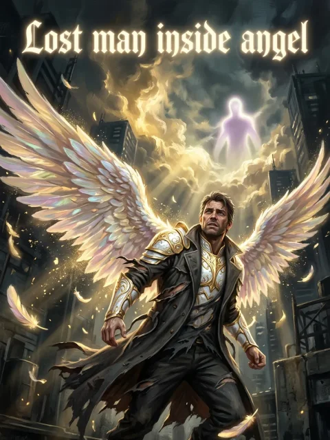 Lost man inside angel