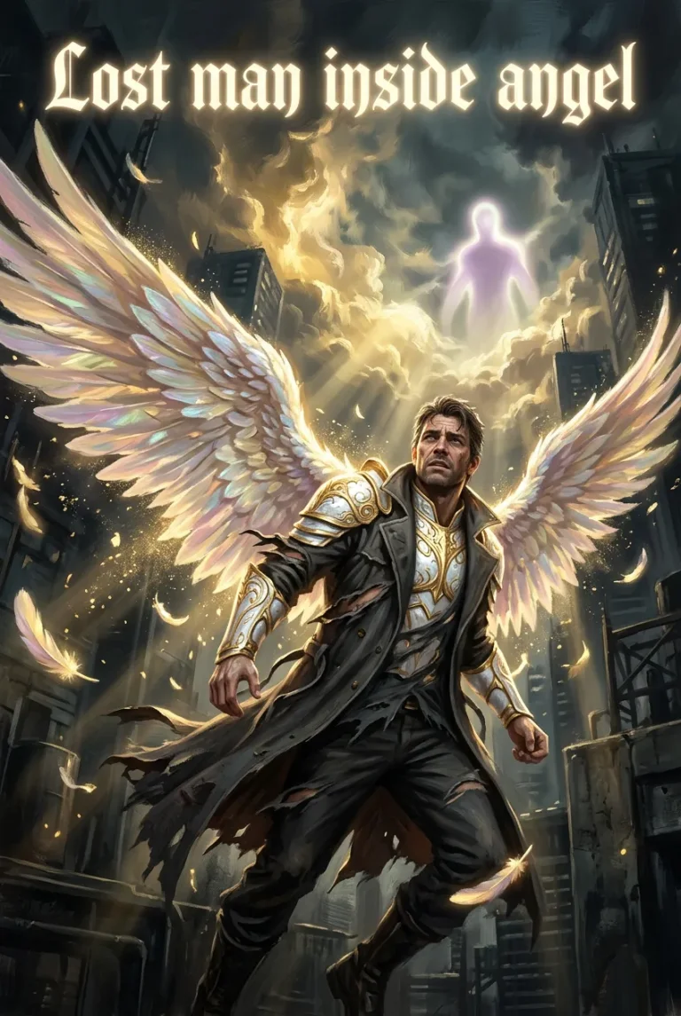 Lost man inside angel