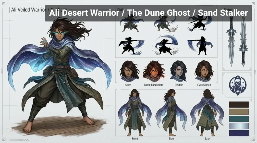 Ali Desert Warrior portrait
