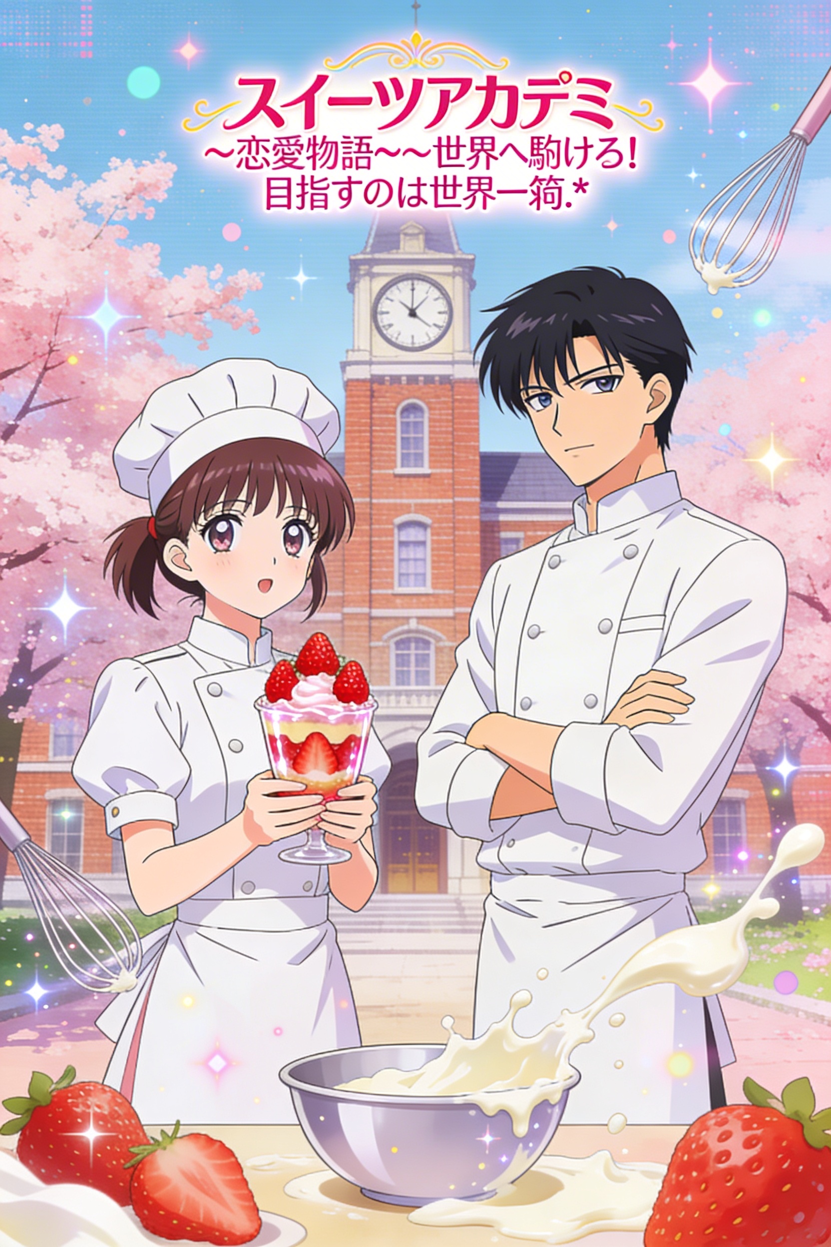 スイーツアカデミー恋愛物語❤～世界へ駆けろ！目指すのは世界一🍀.*