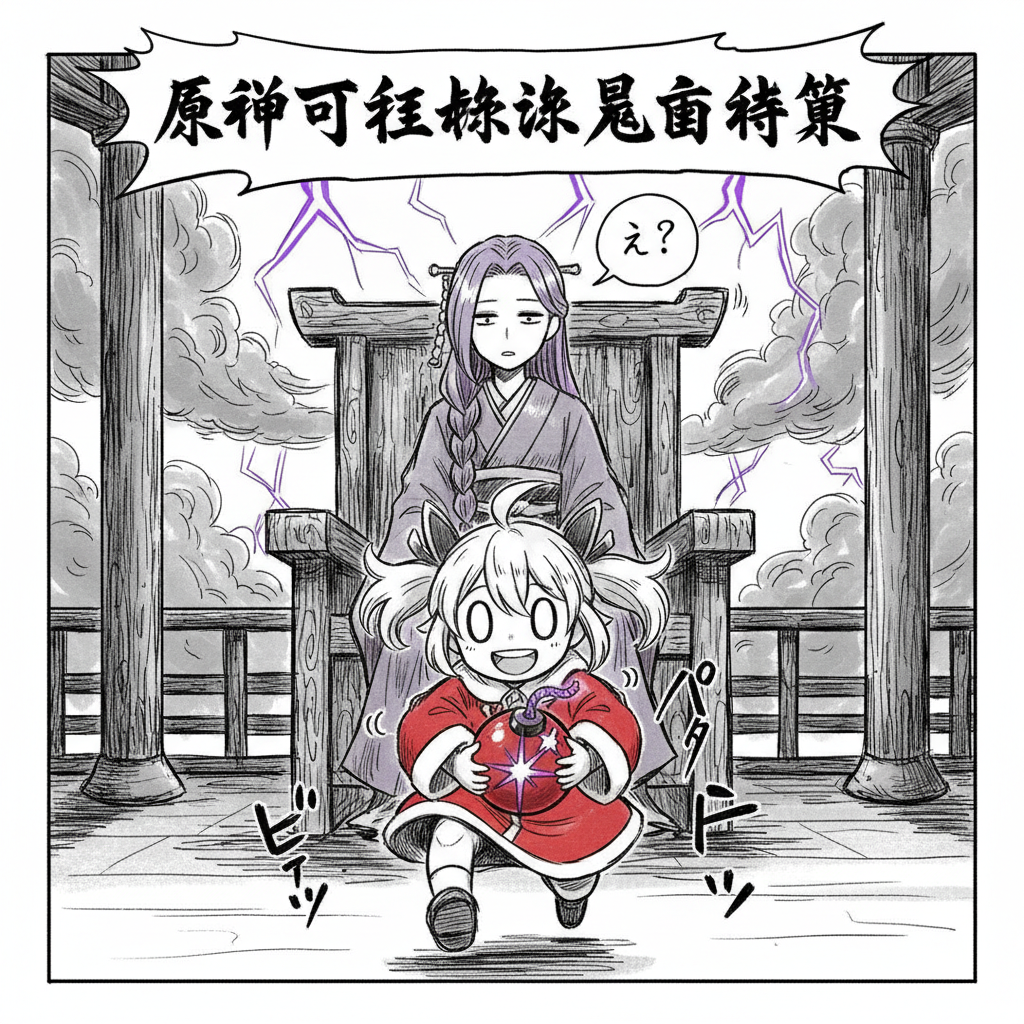 クレーは雷電将軍が大好き！