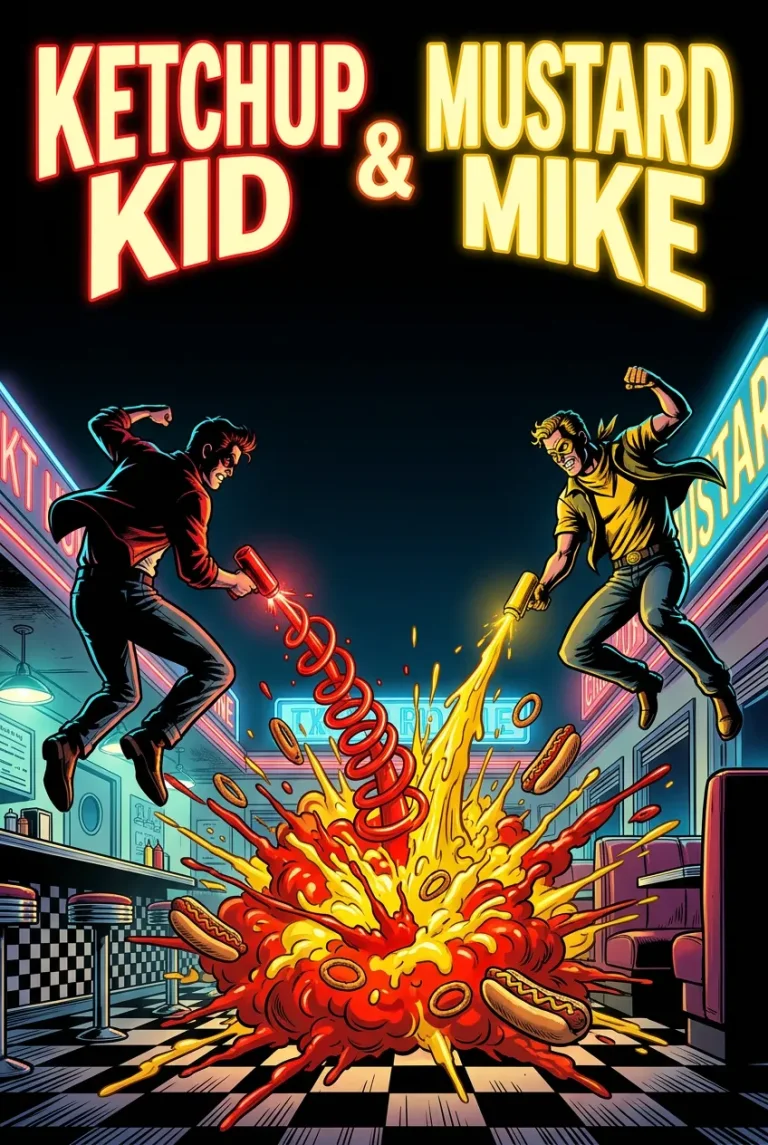 Ketchup Kid & Mustard Mike: “The Great Texas Diner Dog Showdown”