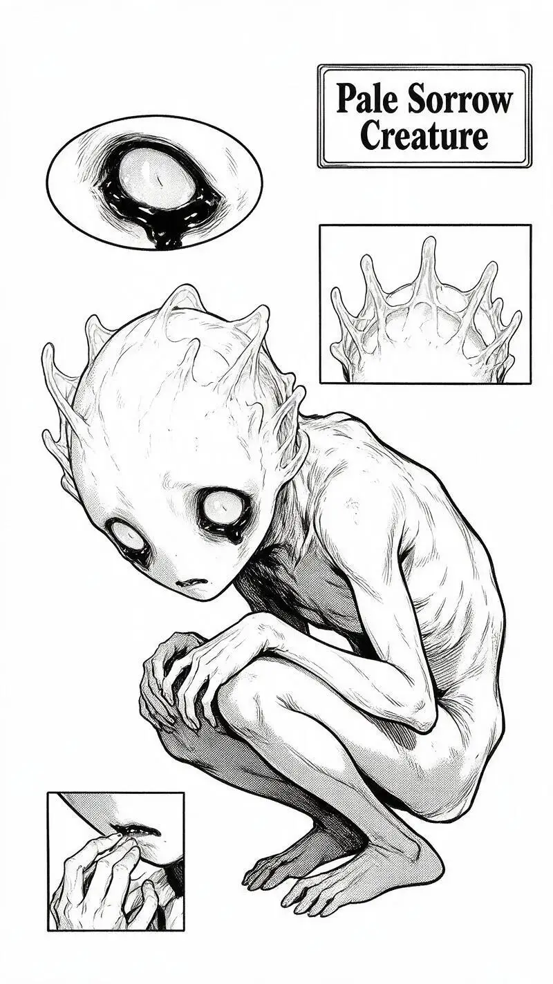 Pale Sorrow Creature portrait